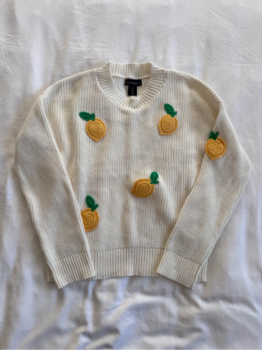 Cynthia Rowley Lemon Sweater